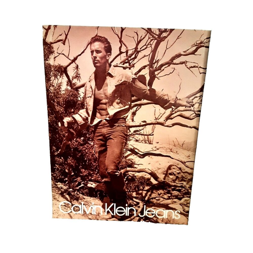 1984 Calvin Klein Jeans Original Print Ad vintage 80s